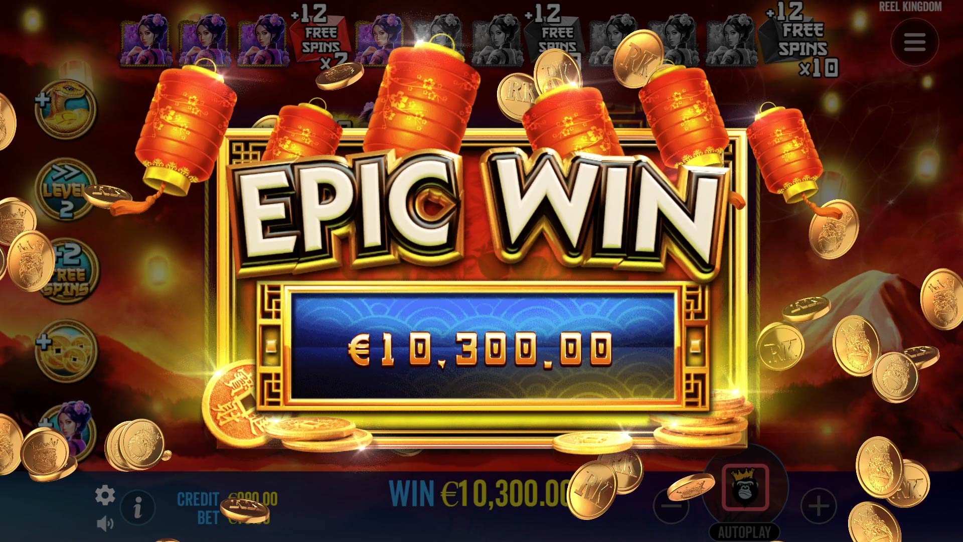 Floating Dragon - Year of the Snake - screenshot with slot description 4